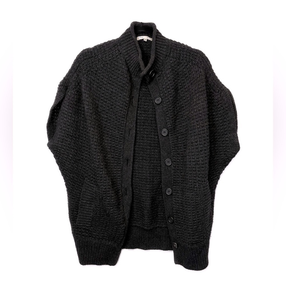 Vince Wool & Cashmere Batwing Chunky Oversized Knit Cardigan sz S